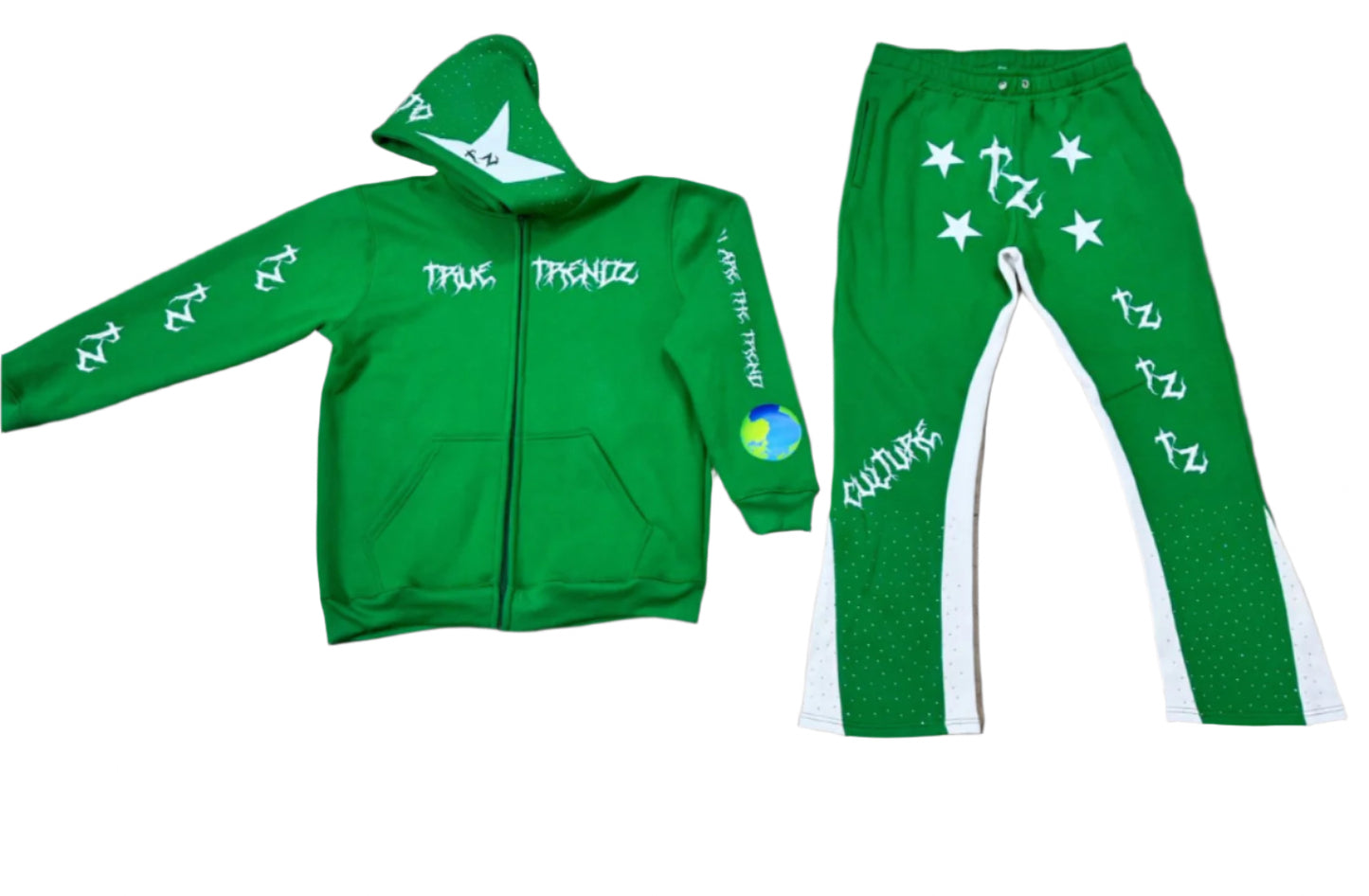 You are the trend sweatsuit ( Green full set)