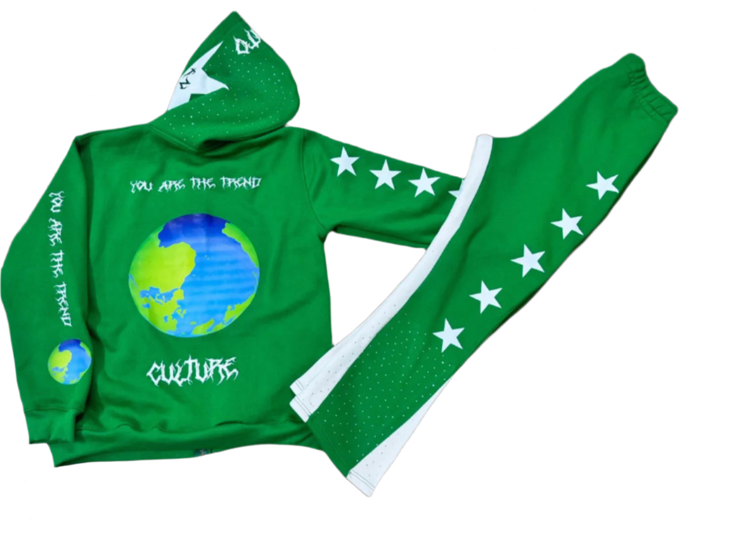 You are the trend sweatsuit ( Green full set)