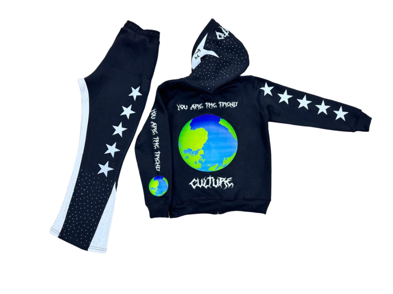 You Are The Trend Sweatsuit( Black Full Set)