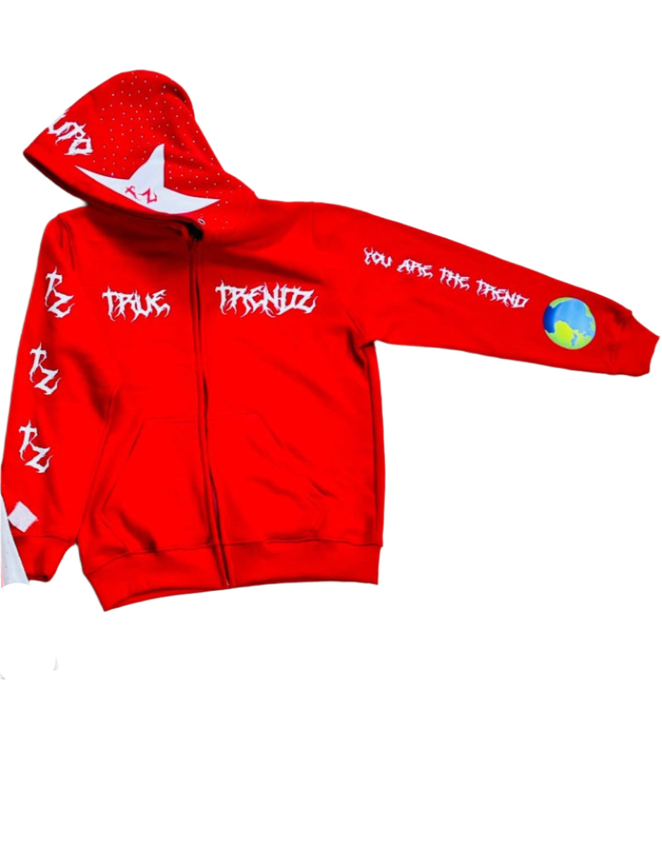 You Are The Trend Sweatsuits( Red Full Set)