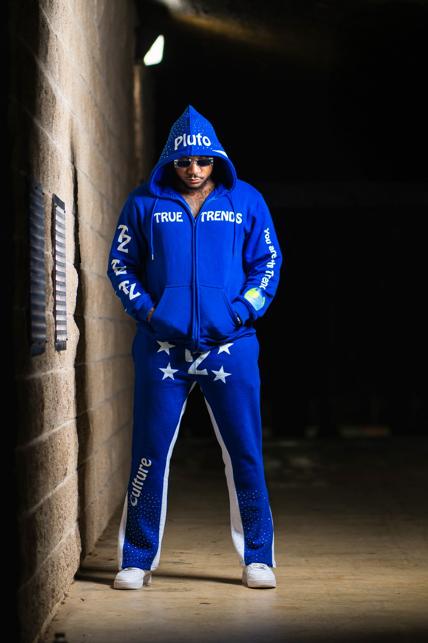 You Are The Trend sweatsuits(Blue Bottoms Only)