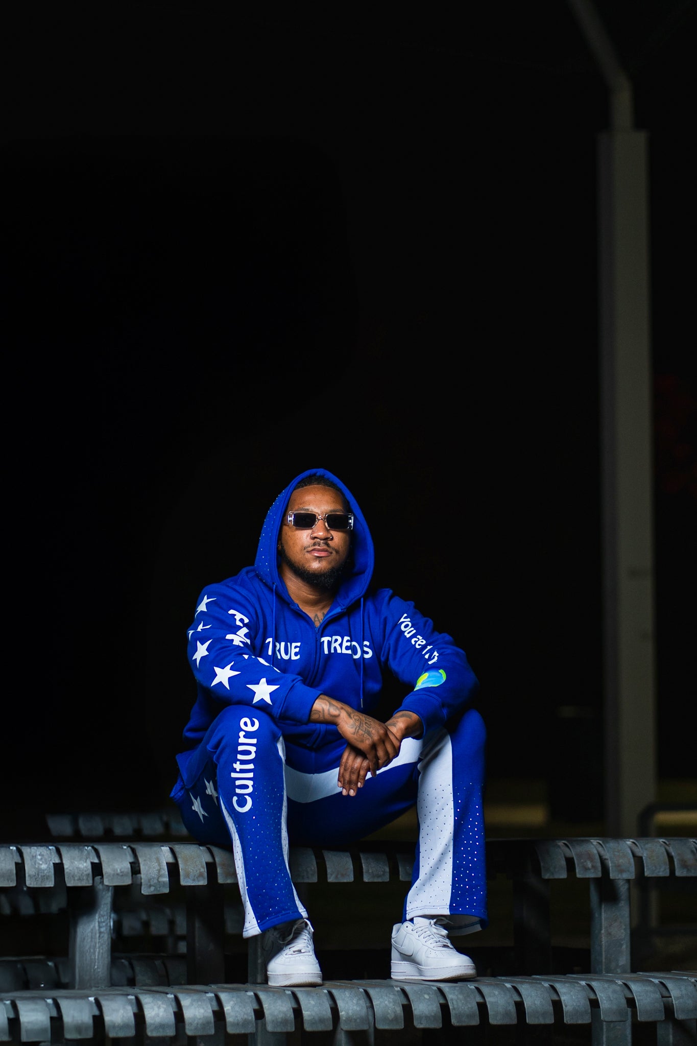 You Are The Trend Sweatsuit( Blue Full set)