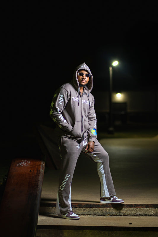 You Are The Trend Sweatsuit( Gray Full Set)